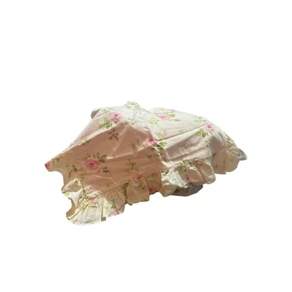 Soul & Lane Twin Size Quilt Set Floral Pattern Ruffled Edges Vintage Charm - Picture 3 of 5